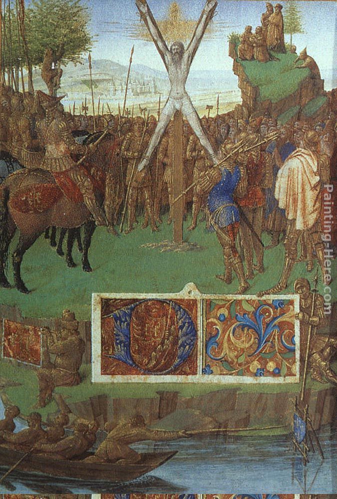 Martyrdom of St Andrew painting - Jean Fouquet Martyrdom of St Andrew art painting